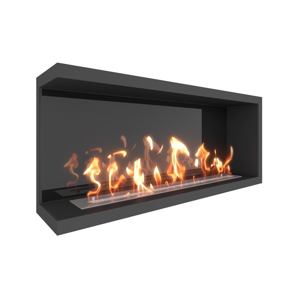 Биокамин угловой SteelHeat Leader 1200 левый 