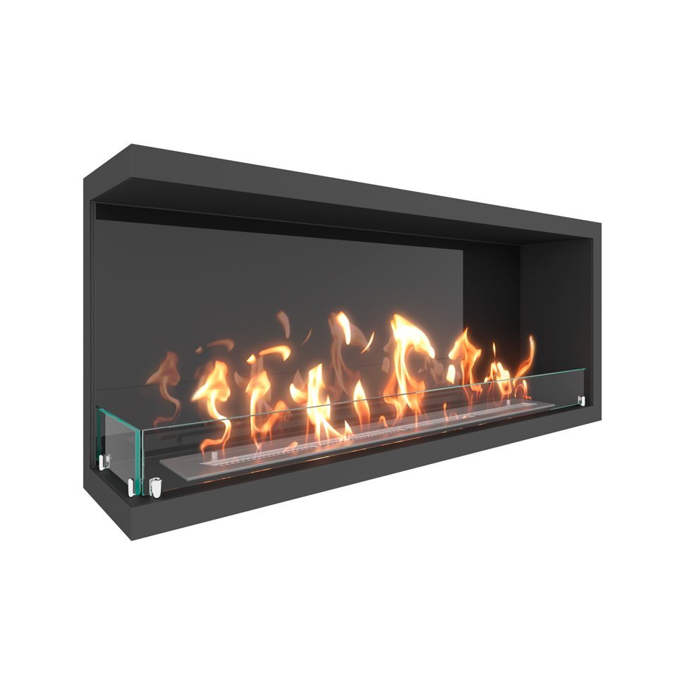 Биокамин угловой SteelHeat Leader 1200 левый 